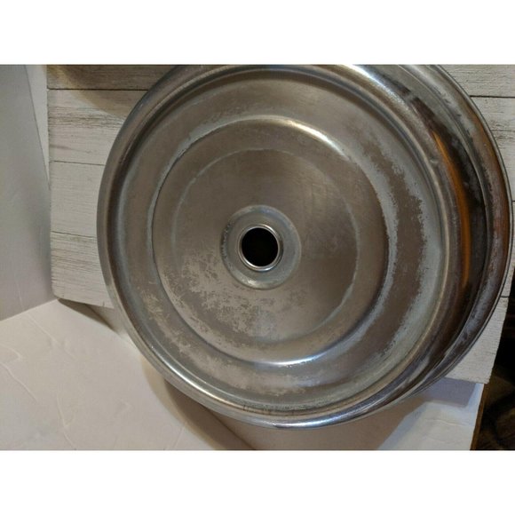 Set of 2 Stainless Steel Plate Cover For 9" Plates 9 3/8" Dia - Picture 2 of 6